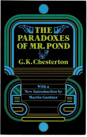 Cover of: The paradoxes of Mr. Pond