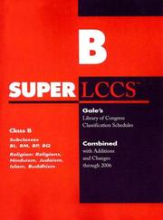 Front cover of Superlccs 2006 Schedule Bl-bq by Unknown
