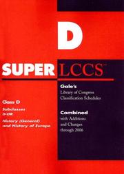 Front cover of Superlccs 2006 Schedule D-dr (Superlccs 2006) by Unknown