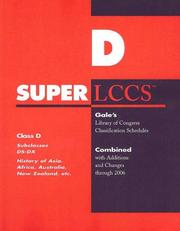Front cover of Superlccs 2006 Schedule Ds-dx by Unknown