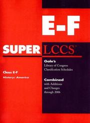 Front cover of Superlccs 2006 Schedule E-f by Unknown