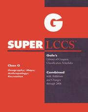 Front cover of Superlccs 2006 Schedule G by Unknown