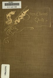 Cover of: Stops of various qvills