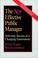 Cover of: The new effective public manager