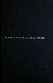 Cover of: The great modern American stories by William Dean Howells