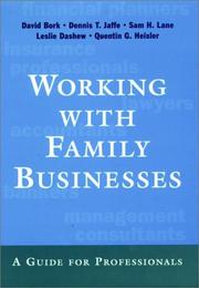 Working with family businesses by David Bork