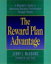 Cover of: The reward plan advantage by Jerry McAdams