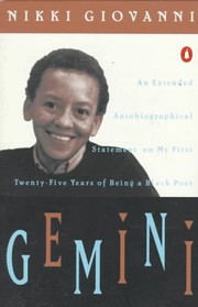 Cover of: Gemini by Nikki Giovanni, Nikki Giovanni