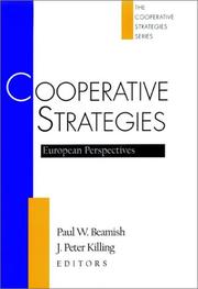 Cover of: Cooperative Strategies by Paul W. Beamish, Paul W. Beamish
