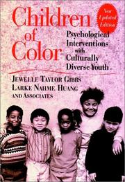 Cover of: Children of color: psychological interventions with culturally diverse youth