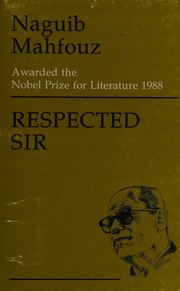 Cover of: Respected sir