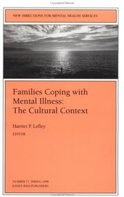 Cover of: New Directions for Mental Health Services, Families Coping with Mental Illness: The Cultural Context, No. 77 (J-B MHS Single Issue Mental Health Services)