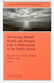 Cover of: Advancing Mental Health and Primary Care Collaboration in the Public Sector (J-B MHS Single Issue Mental Health Services)