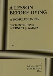 Cover of: A lesson before dying