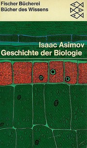 Cover of: Geschichte der Biologie by Isaac Asimov