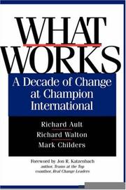 Cover of: What works by Richard Ault