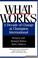 Cover of: What works