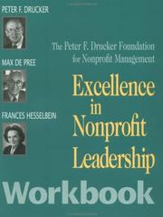 Cover of: Excellence in Nonprofit Leadership; Workbook