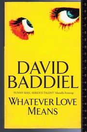 Front cover of Whatever Love Means by DAVID BADDIEL