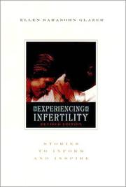 Cover of: Experiencing infertility by [edited by] Ellen Sarasohn Glazer.