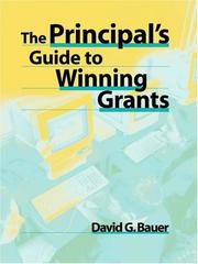 Cover of: The principal's guide to winning grants