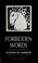 Cover of: Forbidden words