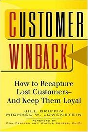 Customer Winback by Jill Griffin