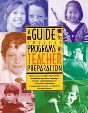 Cover of: A Guide to College Programs in Teacher Preparation