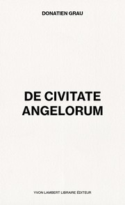 Cover of: De Civitate Angelorum