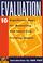 Cover of: Evaluation