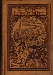 Cover of: A fearful responsibility: and Tonelli's marriage