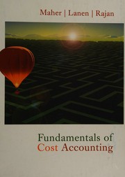 Cover of: Fundamentals of cost accounting