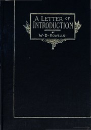 Cover of: A Letter of Introduction by William Dean Howells, William Dean Howells