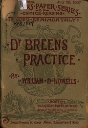 Cover of: Dr. Breen's Practice by William Dean Howells, William Dean Howells