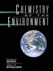 Cover of: Chemistry of the environment