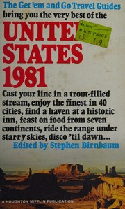 Cover of: United States 1981 by Stephen Birnbaum, Stephen Birnbaum