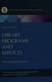 Cover of: Library Programs and Services by G. Edward Evans, G. Edward Evans