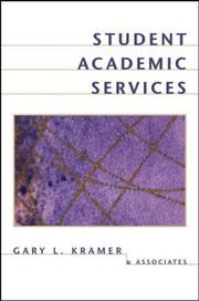 Cover of: Student Academic Services: An Integrated Approach