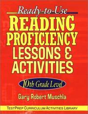 Cover of: Ready-to-use reading proficiency lessons & activities by Gary Robert Muschla