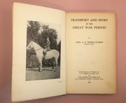 Transport and sport in the great war period by Arthur Oldrid Temple Clarke