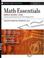 Cover of: Math essentials, middle school level
