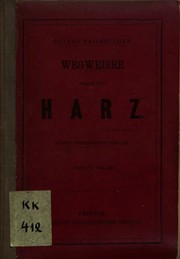 Cover of: Wegweiser durch den Harz