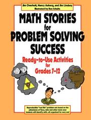 Cover of: Math Stories for Problem Solving Success by James L. Overholt, Jim Overholt, Nancy Aaberg, Jim Lindsey, Jim Schultz, James Lindsey, James L. Overholt, Nancy Aaberg, James Lindsey