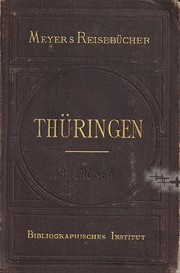 Cover of: Thüringen by Heinrich Schwerdt, Alexander Ziegler, Bibliographisches Institut