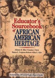 Cover of: Educator's Sourcebook of African American Heritage (J-B Ed: Book of Lists)