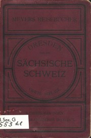 Cover of: Dresden, Sächsische Schweiz by Bibliographisches Institut