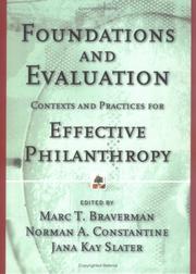 Cover of: Foundations and Evaluation by 