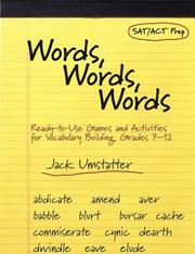 Cover of: Words, Words, Words by Jack Umstatter