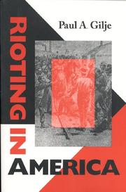 Cover of: Rioting in America: (Interdisciplinary Studies in History (ISH))