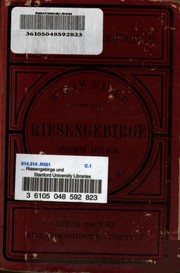 Cover of: Wegweiser durch das Riesengebirge by Bibliographisches Institut, David Letzner